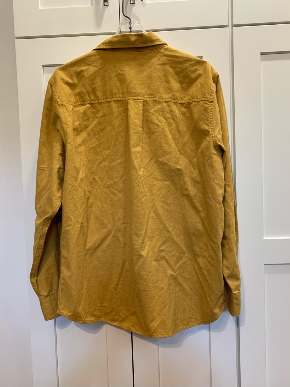 REI COOPERATIVE Mustard Yellow Flannel Shirt Men's M Gorpcore Normcore Casual - Picture 3 of 10